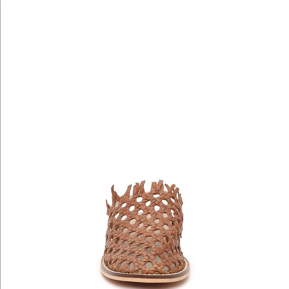 FREE PEOPLE Mirage Mule Cognac Woven Leather NWT - Picture 7 of 7